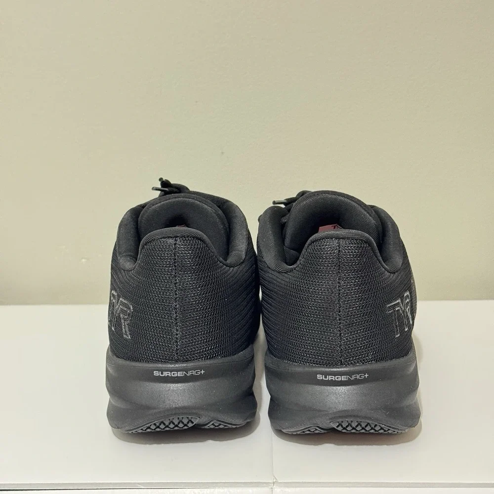 TYR Techknit RNR-1 Running Shoes Mens 9.5 W11 Black Pink Surgenernrg+ Athletic - Picture 4 of 7